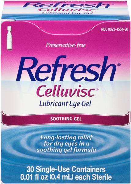 Refresh Celluvisc Lubricant Eye Gel 30 Single Use Containers | Hy-Vee ...