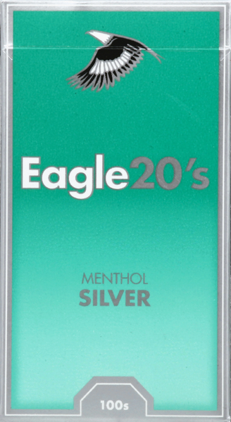 Eagle 20s Cigarettes, Class A, Menthol Silver 100S