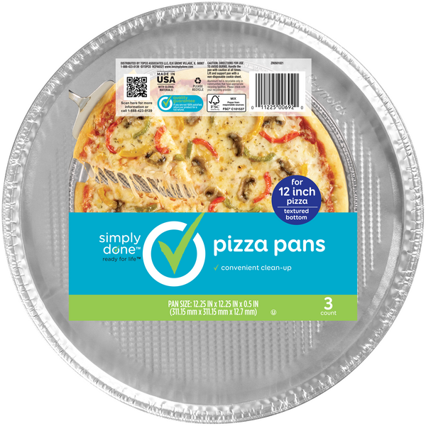 meer en meer Doorlaatbaarheid weg te verspillen Simply Done 12" Pizza Pans | Hy-Vee Aisles Online Grocery Shopping