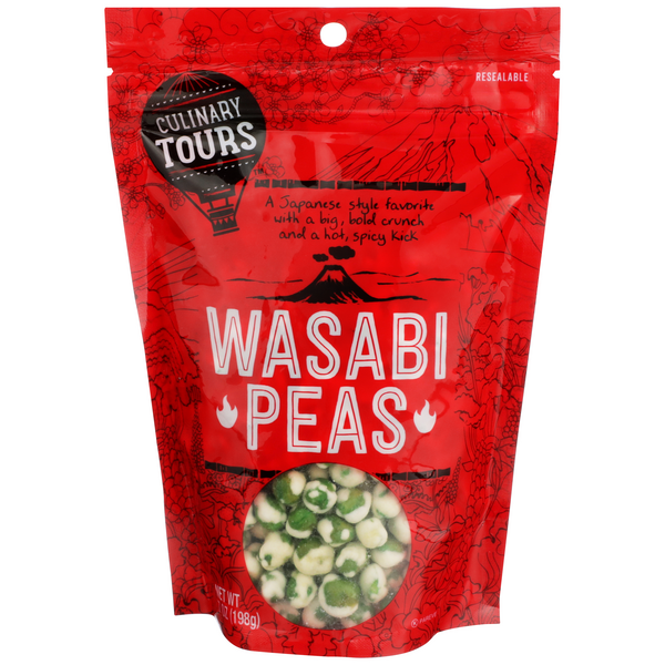 culinary tours wasabi peas