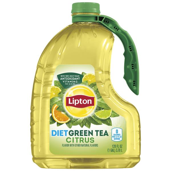 Lipton Diet Green Tea Nutrition Label