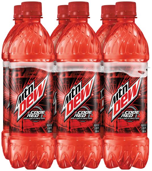 code red and blue mountain dew