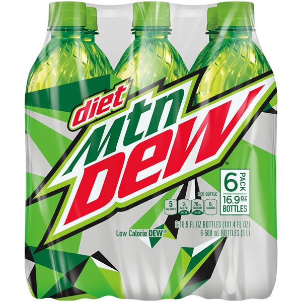 20 Oz Diet Mountain Dew Calories 12