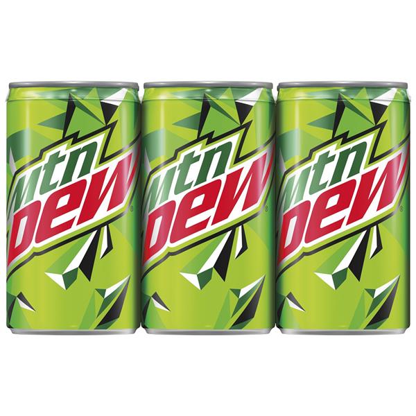 Mountain Dew Mini 6Pk | Hy-Vee Aisles Online Grocery Shopping