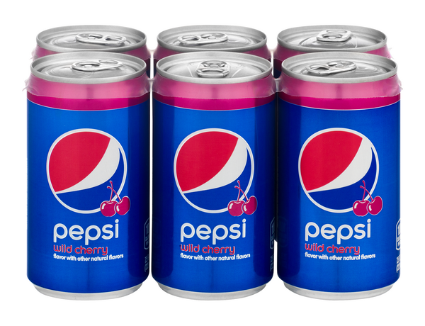 Pepsi Wild Cherry Mini 6pk 