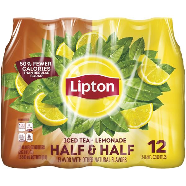 Lipton Half & Half Iced Tea & Lemonade 12 Pack