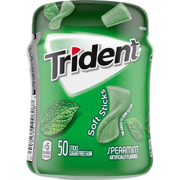 Trident Unwrapped Spearmint Sugar Free Gum with Xylitol HyVee Aisles