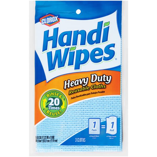 Handi Wipes Heavy Duty Reusable Cloths 3Ct HyVee Aisles Online