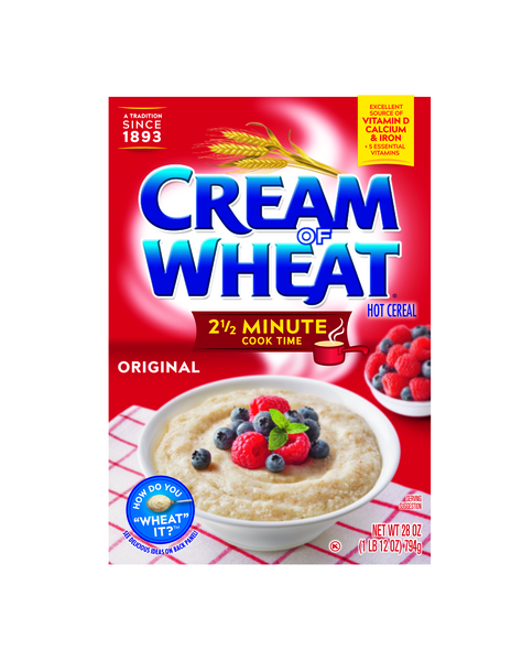 Cream Of Wheat Hot Cereal, Instant, Original - 12 pack, 1 oz