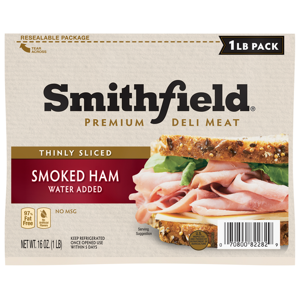 Smithfield Smoked Ham, Thinly Sliced | Hy-Vee Aisles Online