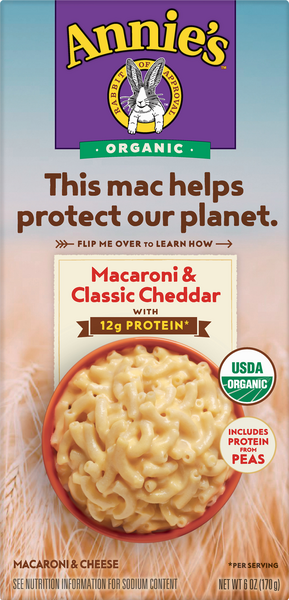 Annie's Homegrown Organic Macaroni & Cheese | Hy-Vee Aisles Online ...