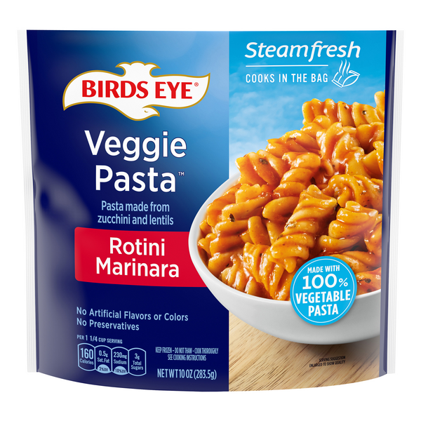 Birds Eye Pasta, 100 Vegetable, Rotini Marinara HyVee Aisles Online Grocery Shopping