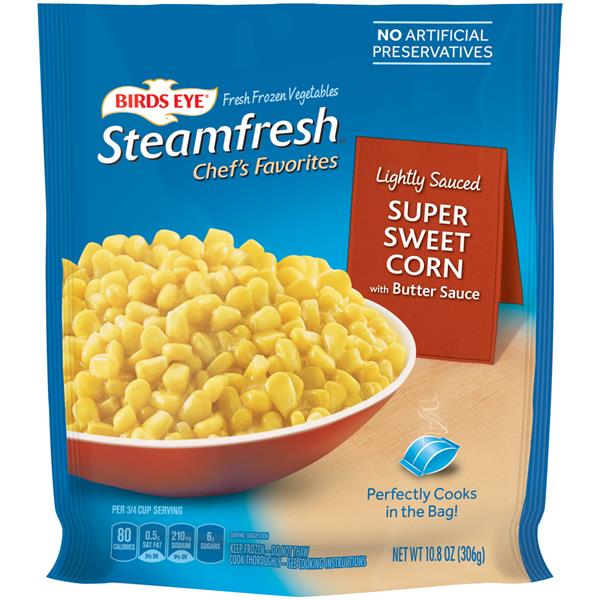 Birds Eye Steamfresh Chef's Favorites Super Sweet Corn with Butter ...