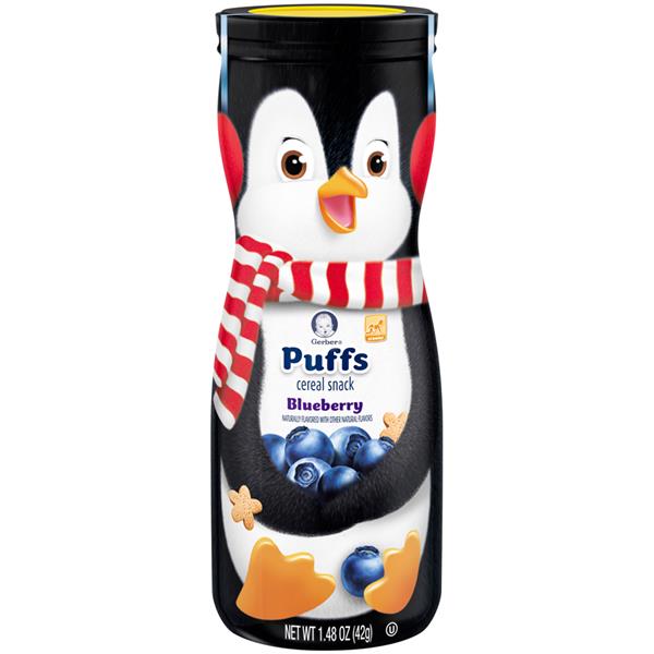 Gerber Graduates Blueberry Puffs Cereal Snack HyVee Aisles Online