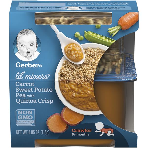 gerber carrot sweet potato pea