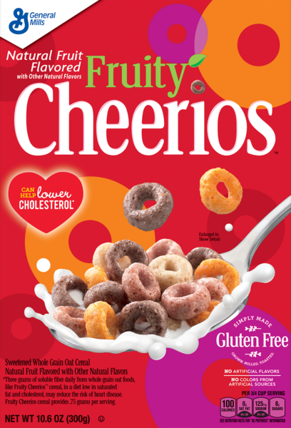 General Mills Fruity Cheerios, Gluten Free, Breakfast Cereal | Hy-Vee ...