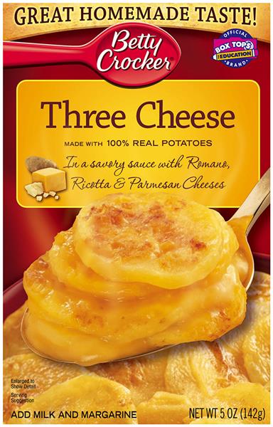 Betty Crocker Three Cheese Potatoes | Hy-Vee Aisles Online Grocery Shopping