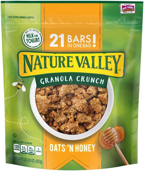 Nature Valley Oats 'n Honey Granola Crunch | Hy-Vee Aisles Online ...