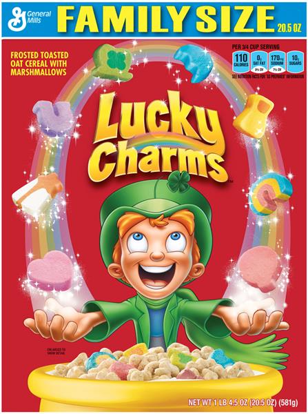 General Mills Lucky Charms Cereal Family Size | Hy-Vee Aisles Online ...