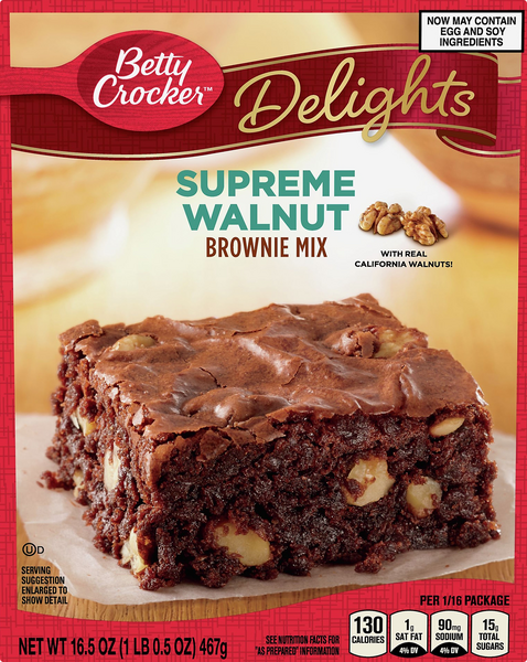 Betty Crocker Delights Supreme Walnut Brownie Mix | Hy-Vee Aisles ...