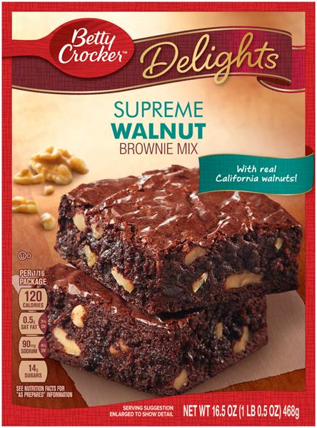 Betty Crocker Delights Supreme Walnut Brownie Mix | Hy-Vee Aisles ...
