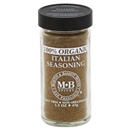 Morton & Bassett Organic Italian Seasoning