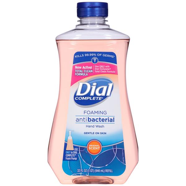 Dial Complete Foaming Antibacterial Hand Wash Refill Original Scent