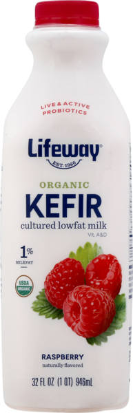 Lifeway Kefir Raspberry Lifeway Organic Raspberry Kefir 32 fl oz | Hy-Vee Aisles Online Grocery ...
