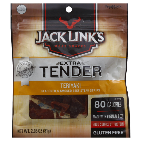 Jack Link's Extra Tender Beef Jerky Strips Teriyaki HyVee Aisles