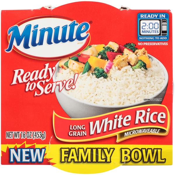 Minute Ready to Serve Family Size Bowl Long Grain White Rice HyVee