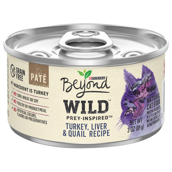 Purina Beyond WILD Prey Inspired Turkey Liver Quail Recipe