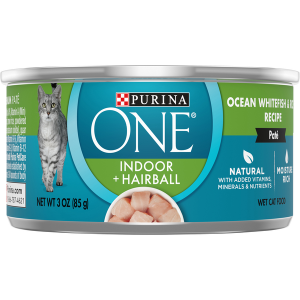 Purina ONE Natural Pate Wet Cat Food Indoor Advantage Ocean