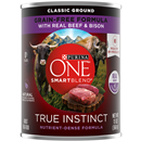 Purina ONE SmartBlend True Instinct Dog Food With Real Beef & Bison Tender Cuts in Gravy