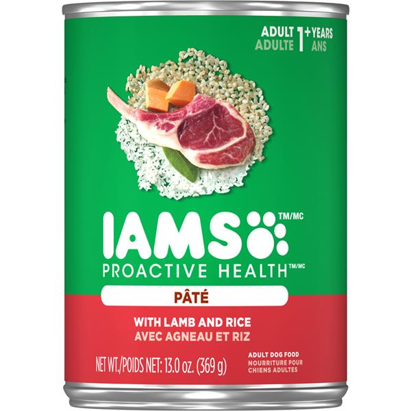 IAMS Premium Dog Food With Lamb & Rice Pate | Hy-Vee Aisles Online ...