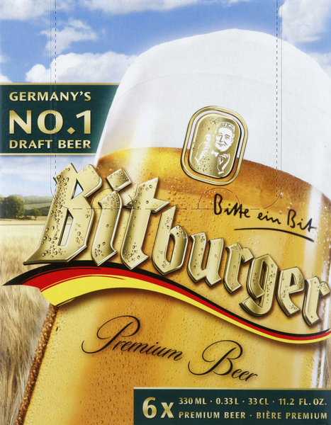 Bitburger Premium Beer 6Pk | Hy-Vee Aisles Online Grocery Shopping