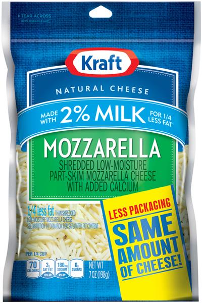 made milk cheese 2 with W/2 Calcium Natural Cheese Made Mozzarella W/Added Kraft