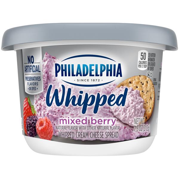 Philadelphia Whipped Mixed Berry Cream Cheese Spread HyVee Aisles
