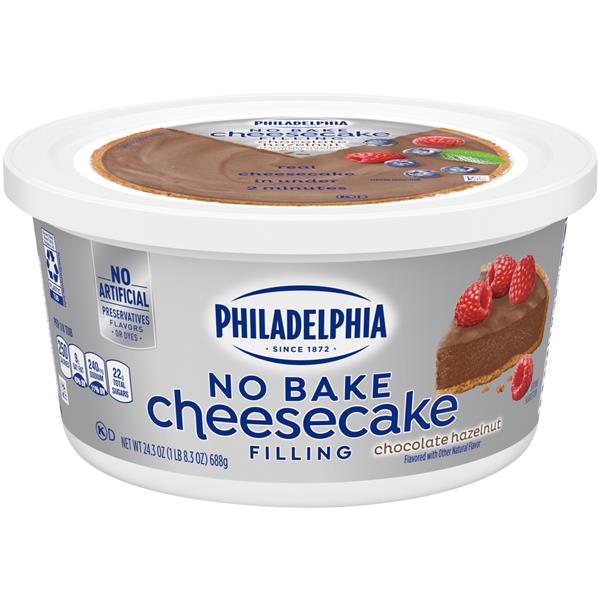 Philadelphia Cream Cheese No Bake Cheesecake Filling Recipes - Wallpaper