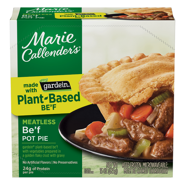 Marie Callender's PlantBased Meatless Be'f Pot Pie HyVee Aisles
