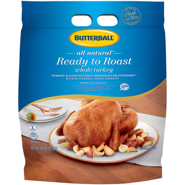 Butterball Everyday Classic Oven Style Ready to Roast Whole Young ...