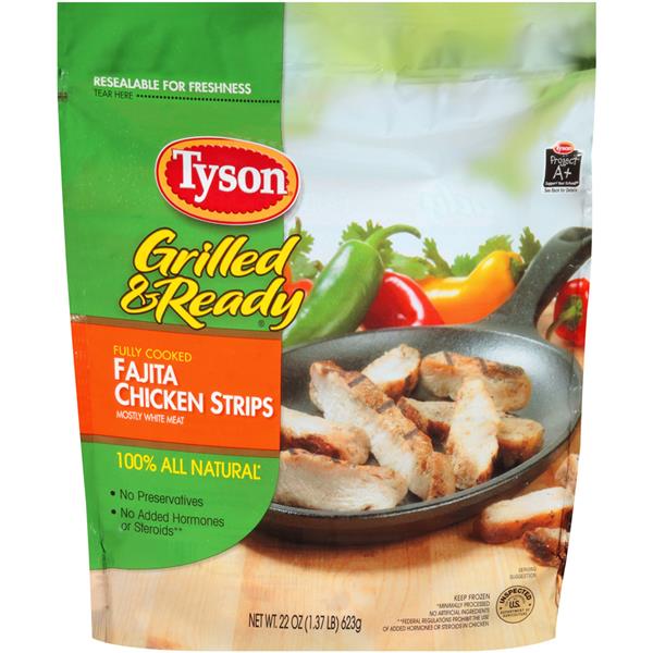 Tyson Grilled & Ready Fajita Chicken Strips HyVee Aisles Online