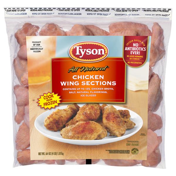 Tyson All Natural Chicken Wing Sections HyVee Aisles Online Grocery