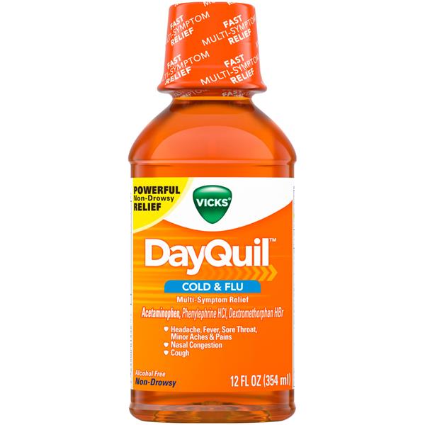 Vicks DayQuil Cold & Flu Relief Liquid | Hy-Vee Aisles Online Grocery ...