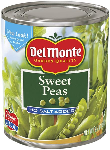 Del Monte No Salt Added Sweet Peas 