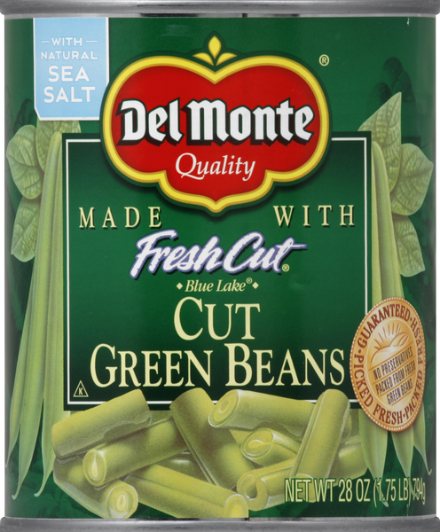 Del Monte Fresh Cut Green Beans Hy Vee Aisles Online Grocery Shopping