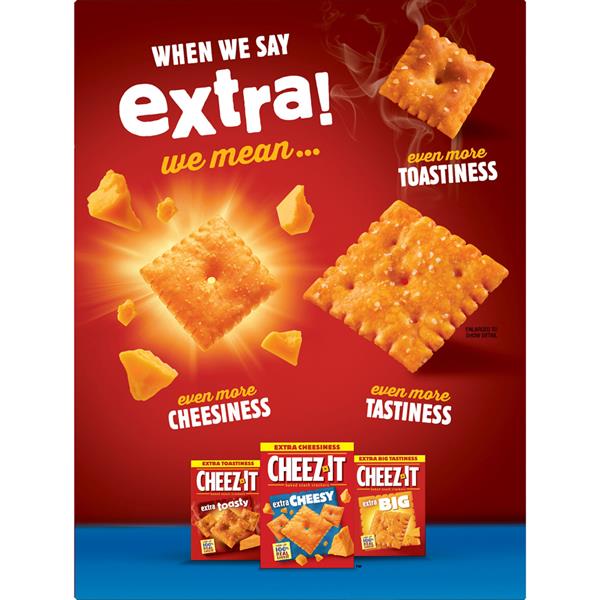 CheezIt Reduced Fat White Cheddar Baked Snack Crackers HyVee Aisles Online Grocery Shopping