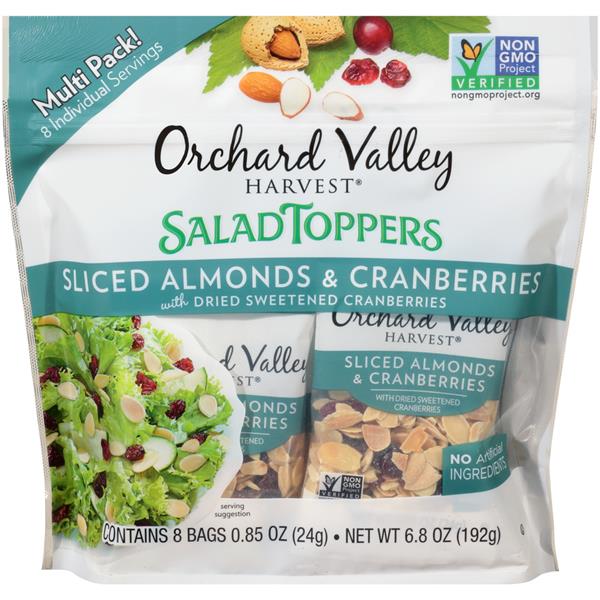 Orchard Valley Harvest Salad Toppers Sliced Almonds & Cranberries Multi