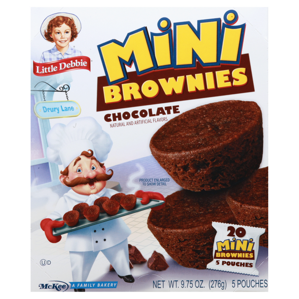 Lil Debbie Mini Brownies Chocolate 5Ct | Hy-Vee Aisles Online ...