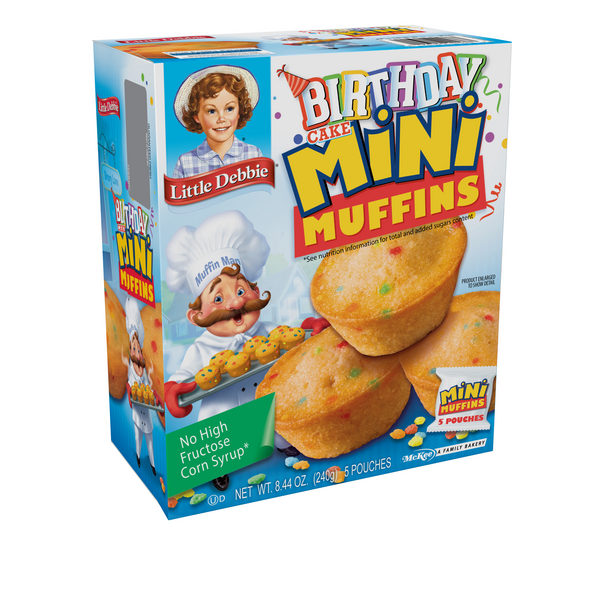Little Debbie Birthday Cake Mini Muffins 5Ct | Hy-Vee Aisles Online ...