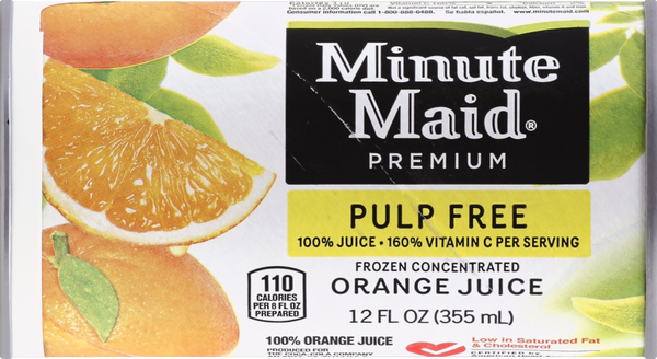minute maid orange juice concentrate